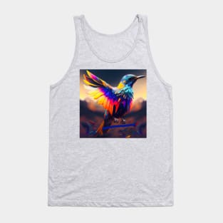 Colorful bird Tank Top